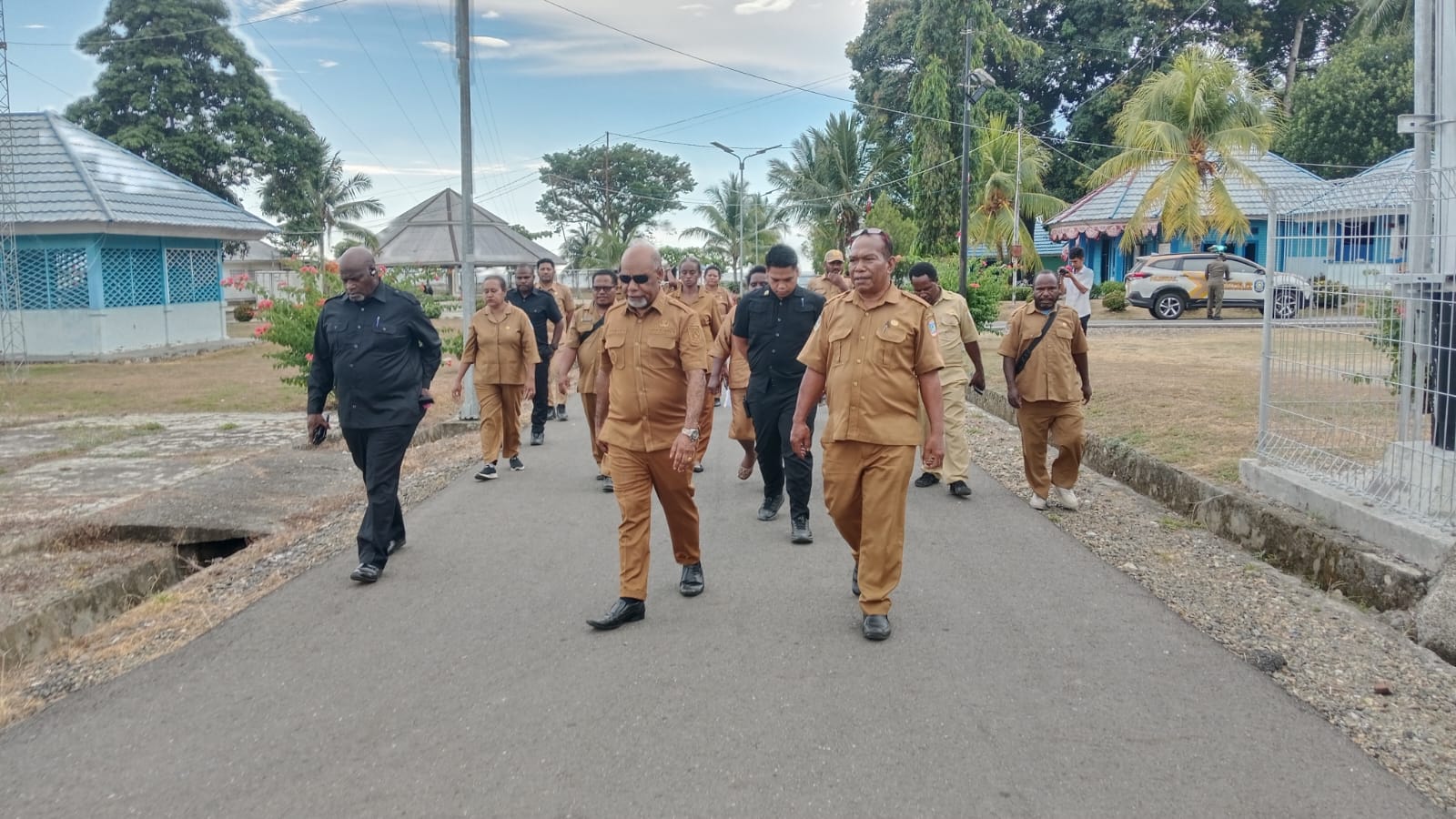Kunjungan Wakil Gubenetur Ke Dinas Kelautan Dan Perikanan Provinsi Papua Tengah